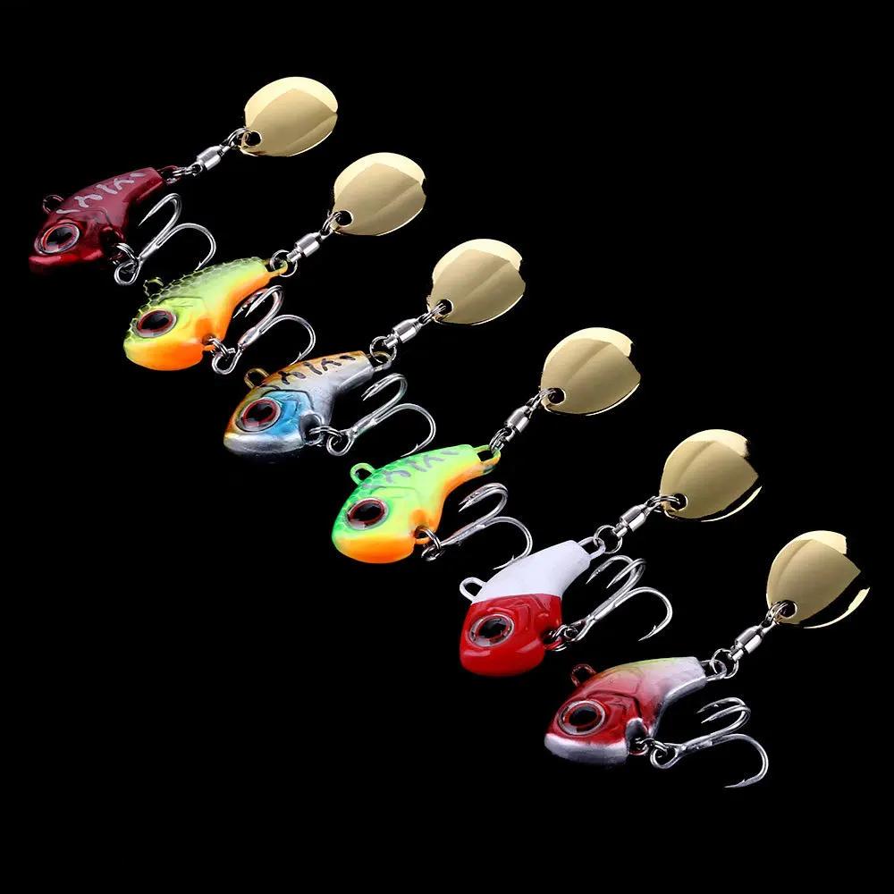 ALASICKA 9g 16g 21g Set Spinning Metal VIB Vibrating Lure Spinning Spoon Fishing Lure Trout Winter Fishing Hard Bait