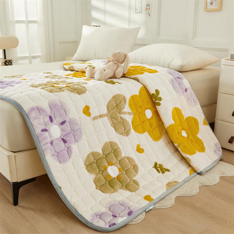 Novo colchão de veludo de leite farée velo dormitório estudante colchão acolchoado colchão macio anti-estático pilha almofada