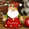 Christmas Santa/Snowman/Elk Gifts Bags Thickened Felt Material,With Zipper Design Reusable Christmas Gift Bags For Apples/Candie
