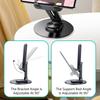 COTECI BS-012 Tablet Telescopic Rotating Bracket Adjustable Angle Laptop Stand with Anti Slip Base