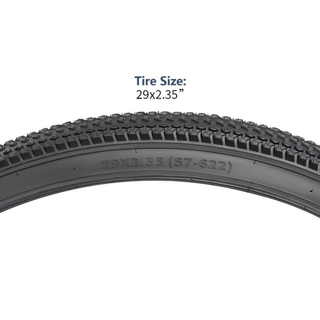 YunSCM 29x2.35 Tires, 29x2.35, Etrto 57-622, for 29-inch 2.35 Mountain Bikes, Y-195