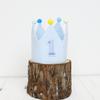 Handmade 1st Birthday Crown Hat - Multi-Color Soft Fabric Baby Party Accessories, Adjustable Headband for Toddler Celebration