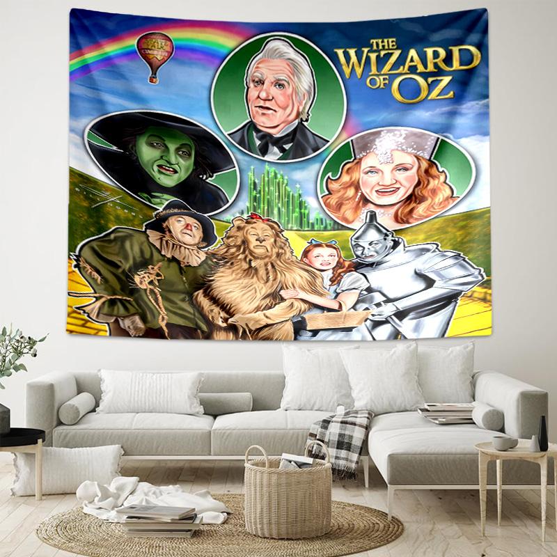 1pc The Wizard of Oz Tapestry, Living Room, Bedroom, Office, Party Decor, Ideal Festive Gift