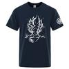 2026 New Dragon Ball Anime Super Saiyan Goku Printed Tshirt Summer Unisexs And Unisexs Tshirt Trendy Loose Casual Short Sleeve
