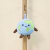 Portachiavi Ciondolo Terra Peluche Giocattolo Morbido Cartone Animato Carino Per Zaino Studenti Decorazione