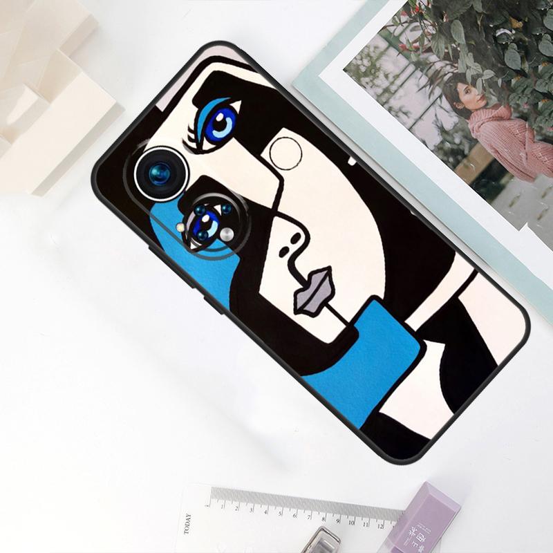 

Abstract Portrait Art Painting For Honor Magic 7 5 6 8 Pro Case For Honor Win RT X9c X9b X9a X8c X8b 200 400 50 70 90 Lite Honor Win
