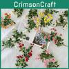 Flower Mini Artificial Rose Wedding Hotel Restaurant Desktop Decoration Ornament