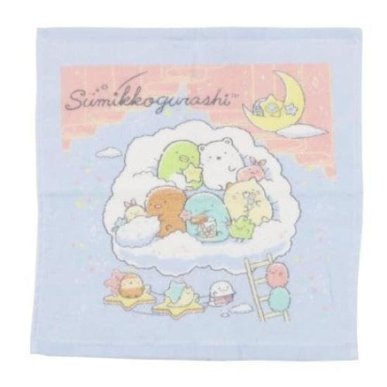 Sumikkogurashi Handkerchief Towel Set of 5 Towel/Wash Towel/Mini Towel/Towel Handkerchief/Hand (Pattern A)