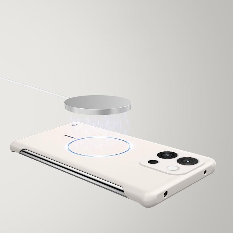 Solid Color Frameless Magnetic Phone Cover For OnePlus 13T 13R 13 12R Ace 5 3 Slim Shockproof Hard PC Wireless Charge Case