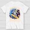 Riding To The Moon Dogecoin DOGE Cotton Summer Casual Cool Loose T-Shirt