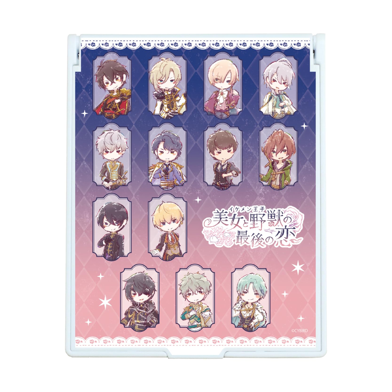 

Красивый принц: Красавица и Чудовище Последняя любовь 03 Рассеянный дизайн [Графическая иллюстрация] Зеркало с крупным персонажем