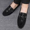 Fashion Men Genuine Leather Shoes High Quality Driving Footwear Casual Flats for Party Wedding Moccasins Leisure Walk Man Business Shoes