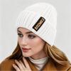 Korean Style Women's High Stretch Knit Wool Hat - 2026 Autumn/Winter Fashion Warm Head Cover for Cold Weather