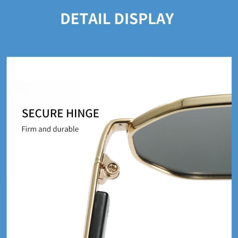 Fashion Narrow Sunglasses For Women Rectangle For Neutral Metal Classic Sun Glasses