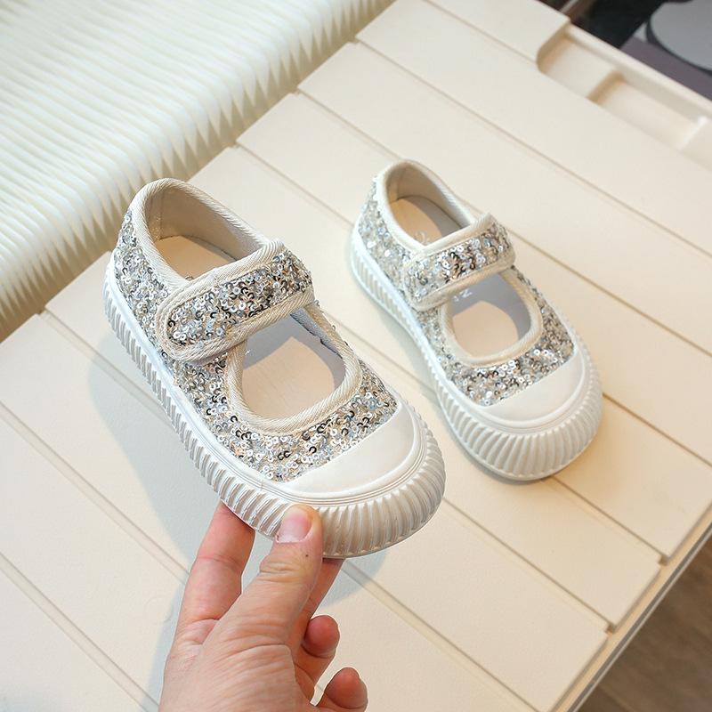 

Children s canvas shoe summer new girl shoes fashion kids casual shoes soft sole anti slip Mary Jane breathable girl single shoe 36