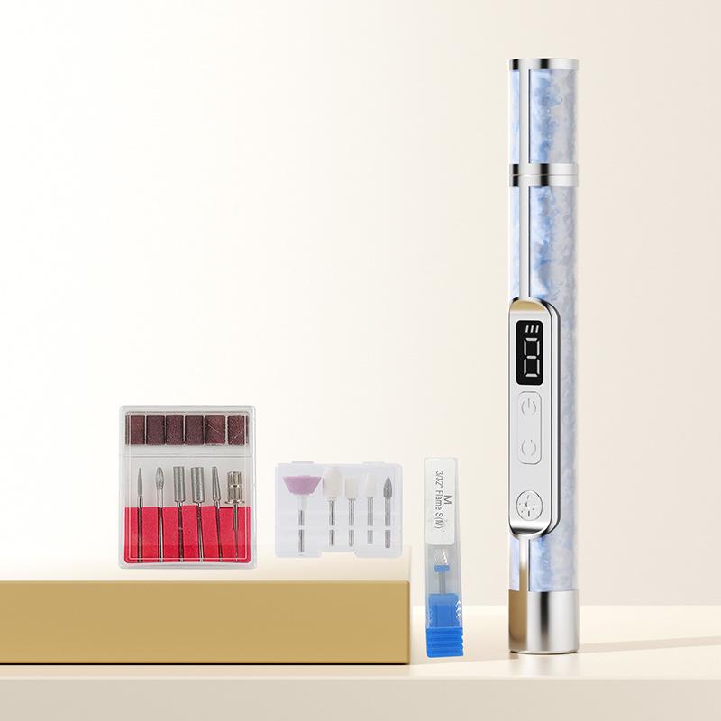 Tragbare elektrische Nagel Schleif- und Poliermaschine für Maniküre und Entfernung abgestorbener Haut