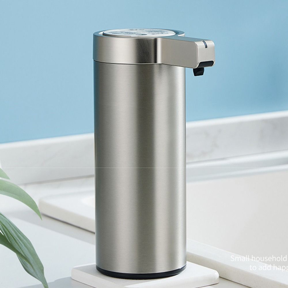 Induction Sensor Automatic Hand Soap Dispenser 304 Stainless Steel Smart Liquid Soap Jar  Shampoo