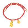 Entzückender Cartoon-Pferdeanhänger an geflochtenem Armband Ideal für den täglichen Gebrauch Layering Vielseitiges stilvolles Accessoire