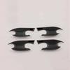 4X Carbon Fiber Door Handle Bowl Cover Trim For Hyundai Santa Fe 2019 2020 2021