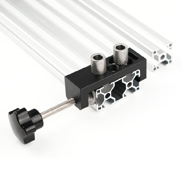 M6 Double Hole Punching Drilling Helper Assistant 2020/2040/3030/3060/4040, Simplifies Electronic Equipment Installation