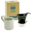 ZEROJAPAN Geschenk Kaffeetropfer L Kaffeebecher Set & (mit Tablett), Mineral, DMZ-16 AGN/MI