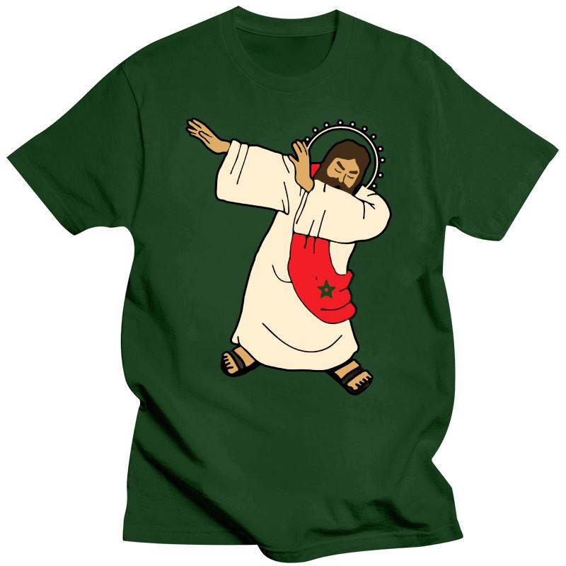2023 Short Sleeve O-Neck Tee Shirts Morocco Soccers Flag Shirt Moroccan Jersey Dab Flag  Tee Hip Hop Tshirts