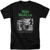 Men's The War of The Worlds T Shirt Sci Fi Retro 50s Thriller Graphic Tee Black