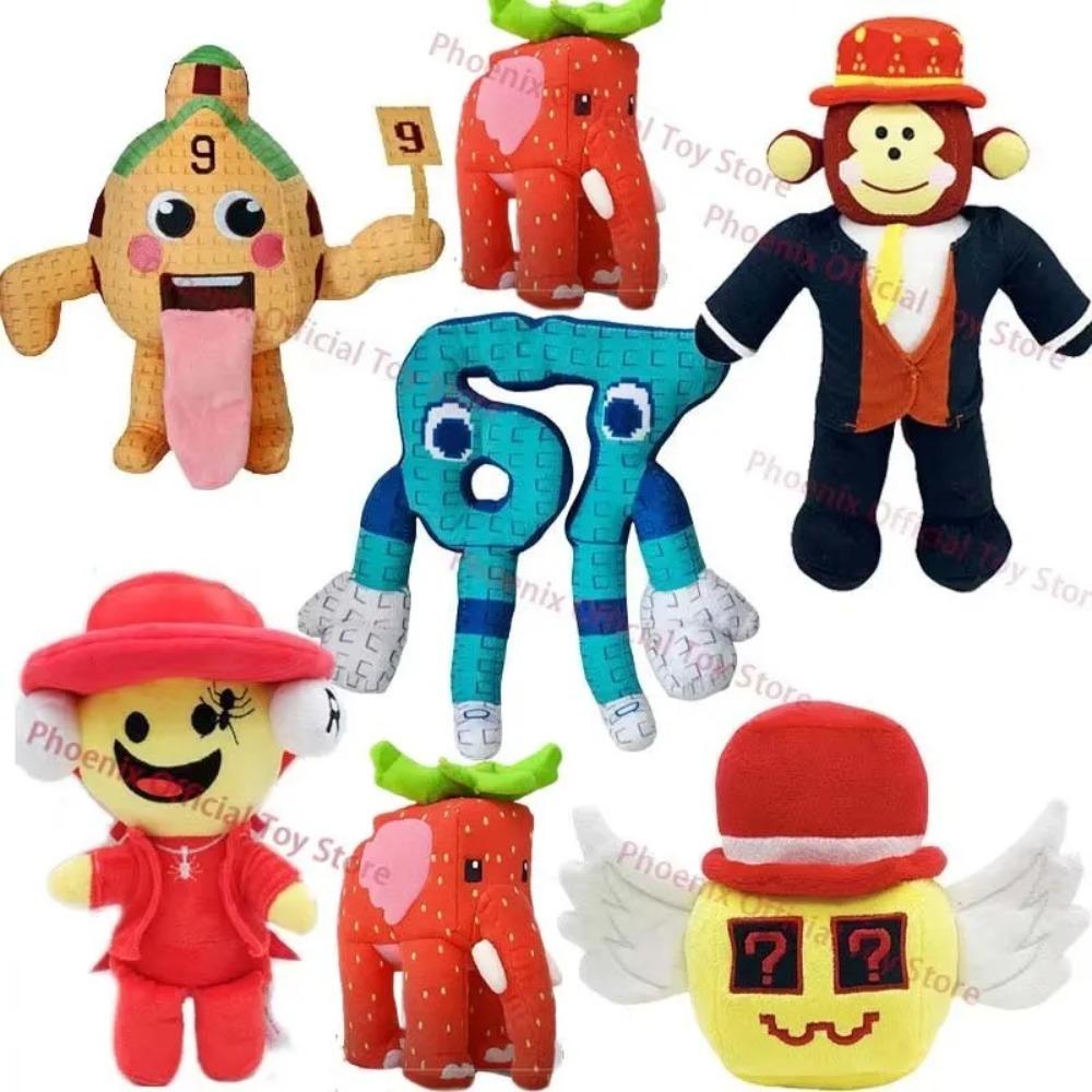 NEU Steal A Brainrot Esok Sekolah Plüschtier Sammy Jandel Erdbeer-Elefant Plüschtier Niedlich Nein. 9 Haus Stoffpuppe Spielzeug Fans Geschenk