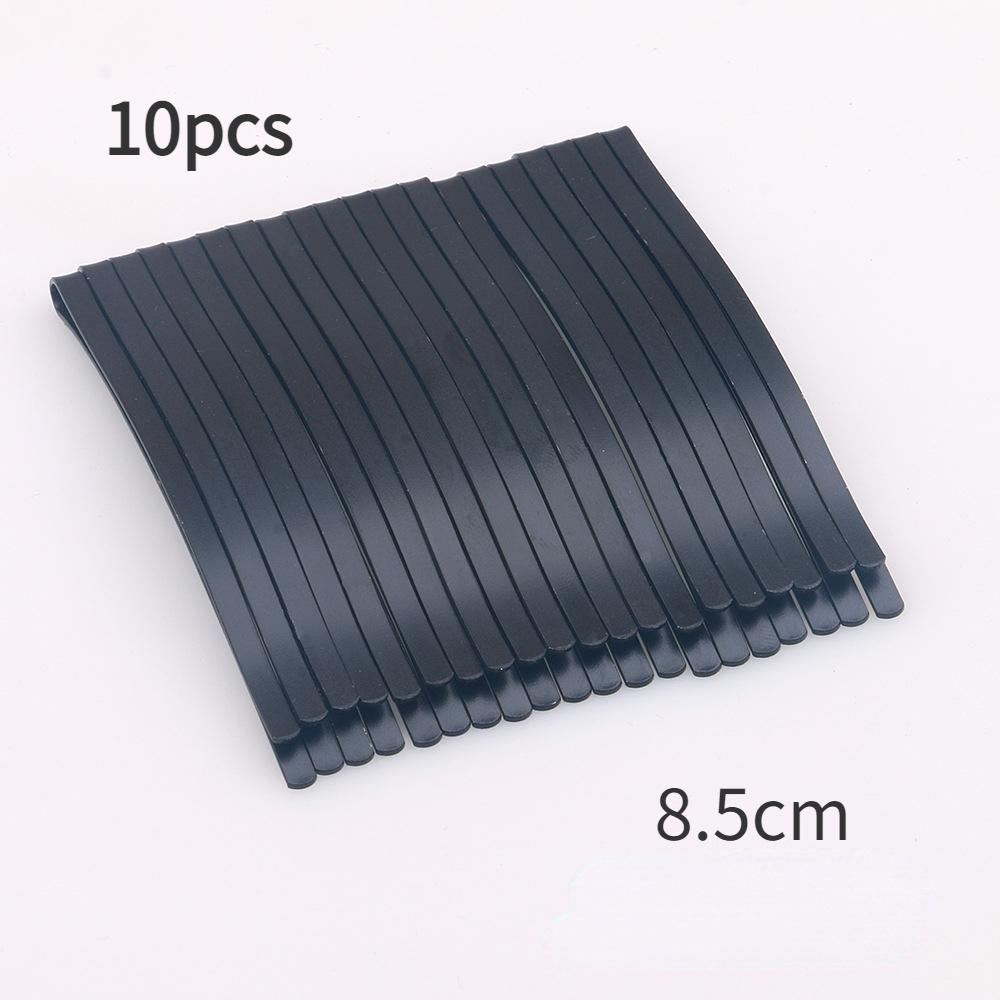 10 Stück/Set Mattschwarze Haarklammern für Frauen Mädchen Gerade Haarklammer Haarspange Kopfschmuck Styling-Tool Zubehör