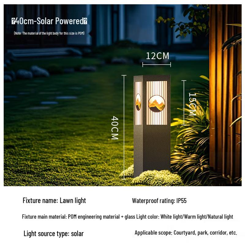 

HEIXIE Solar Outdoor Lawn Light