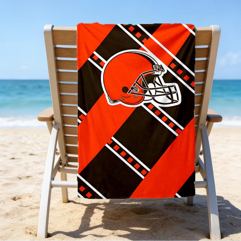 Cincinnati Browns Legacy Quick-Dry Microfiber Beach Towel Super Soft & Absorbent for Bath, Beach, Travel  Bath Time Accessory, Fan Gifts