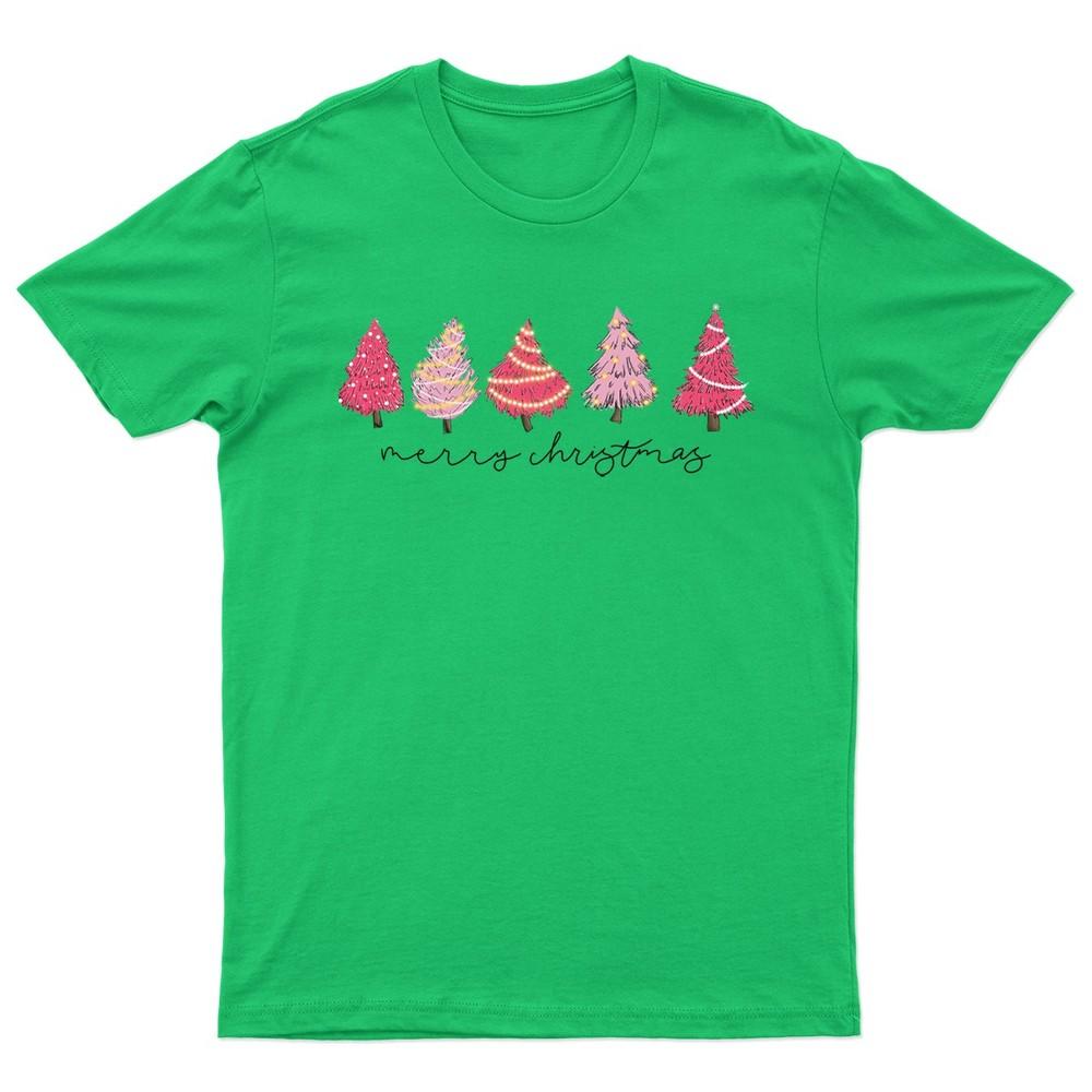 Merry Christmas Holiday Trees TShirt Unisex Gift Retro Funny Unisexs Vintage a S