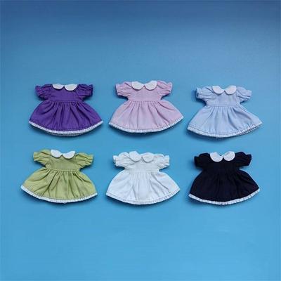 Puff Sleeve Dolls Outfits Dresses Fashion Doll Clothes Skirt  1/11 OB11 Dolls/1/12 BJD