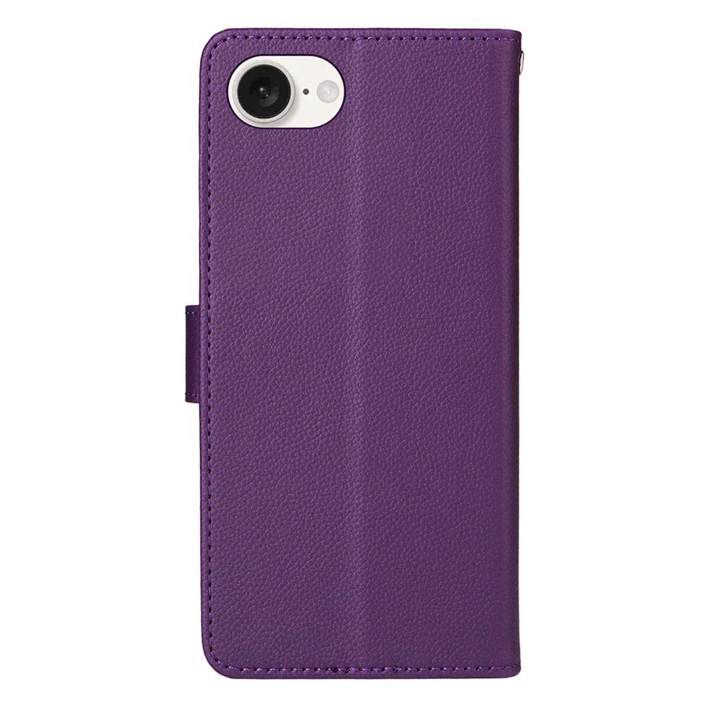 ENKAY HAT PRINCE For iPhone 16e Wallet Case with Strap RFID Blocking Leather Stand Phone Cover