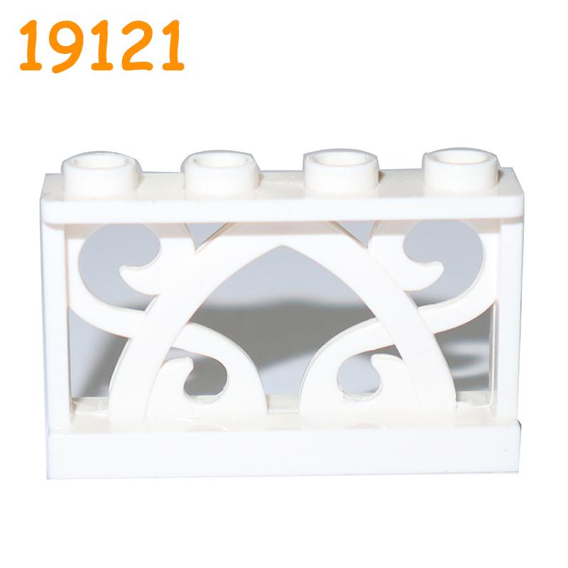 Non-Toxic Fence City Accessories Building Block Moc Part Railing Stair Barrier Ladder Guard Bar Castle Garden Farm Military Assemble Brick