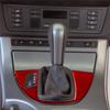 Carbon Fiber Interior Car Gear Shift Panel Trim Cover Stickers For BMW X5 2000-2006 Car Styling Accessories