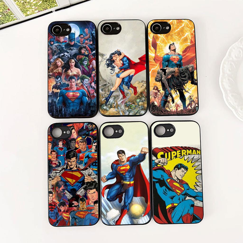 Cover for Apple iPhone 17 16 14 15 Plus Pro Max 16E ProMax + 15Plus 15+ 16+ Casing Phone Case Super Hero DC Movie Supermans