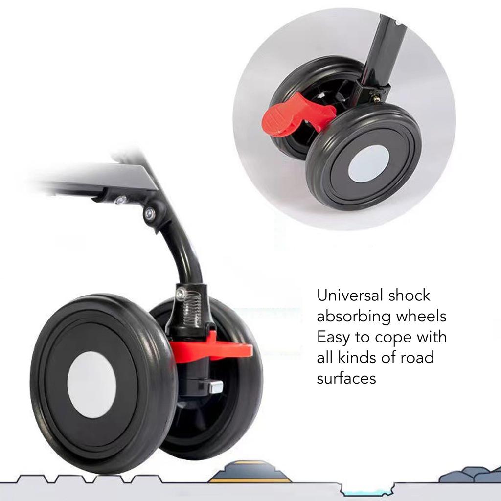 Baby Folding Travel Stroller 5 Point Harness Universal Wheels Lightweight Stroller