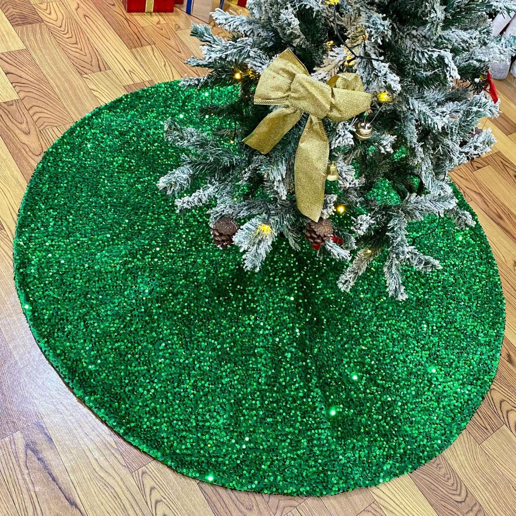 Christmas Decorations: Christmas Tree Bottom Apron, Christmas Sequins, 60cm Tree Dress Accessories, Festival Decorations