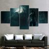 5 Piece Tomb Raider Video Games Poster HD Wall Pictures Lara Croft Poster Pictures Canvas Paintings Wall Art for Home Decor No Frame