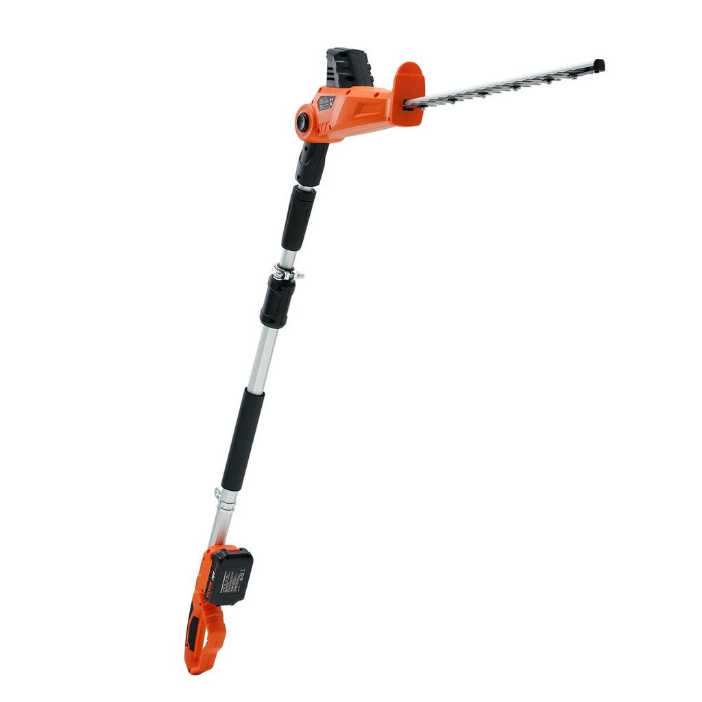20V Cordless Hedge Trimmer Telescoping Pole Hedge Trimmer 18 Inch Blade