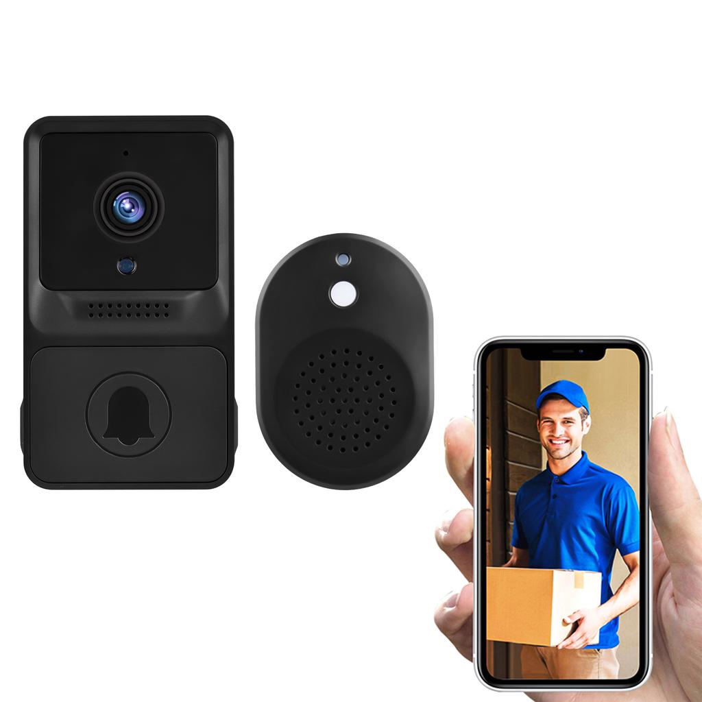 1080P High Resolution Visual Smart Security Doorbell Camera Wireless Video Doorbell with IR Night   2-Way   Real-Time Monito