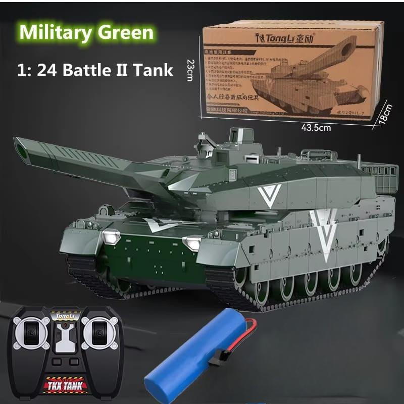 Neuer ferngesteuerter Panzer mit Gestenerkennung und Dualmodus zum Abfeuern einer Wasserbombe, um 330 ° drehbarer Geschützturm, Rückstoß in 60 Minuten, LED-Beleuchtung, RCTank, Geschenkspielzeug für Jungen