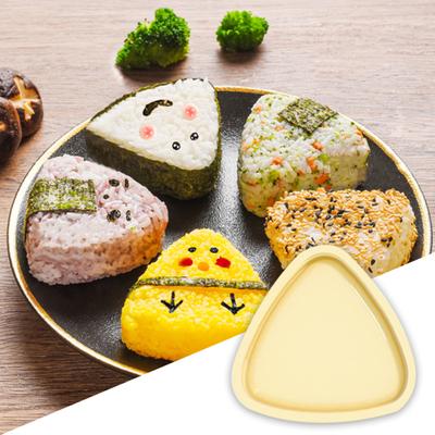 1 Set Stampo per Onigiri Antiaderente per Preparare Leggero Triangolare Palla di Riso Sushi Kit di Strumenti Gadget da Cucina