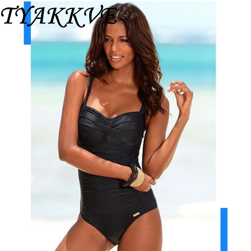 2026 Sexy One Piece Women Swimsuit Push Up Bikini Beach Bodysuit Monokini Tummy Control Swimwear Plus Size Bathing Suit