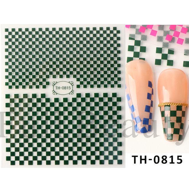 Nail Art Sticker Diablo Series European And American Halloween Laser Spider Scorpion Thin Fortitude Back Glue Nail Sticker