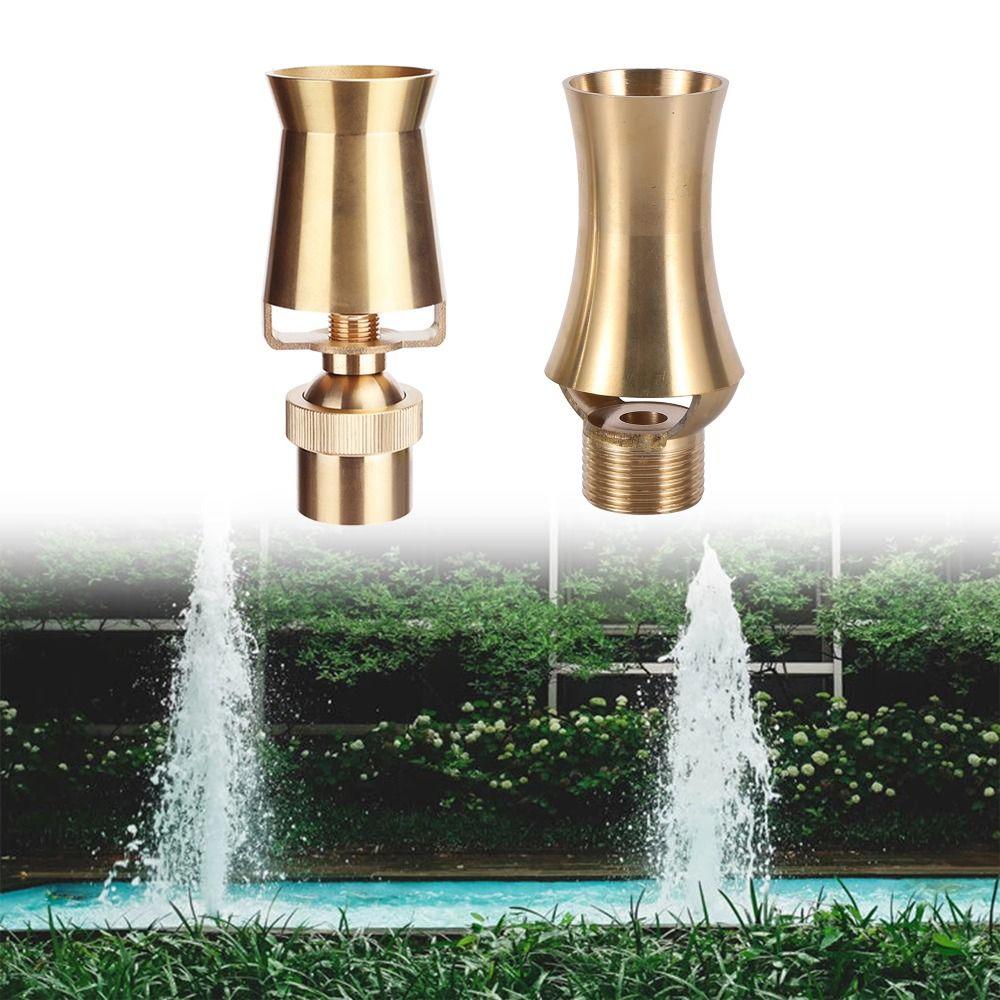 1/2" Female 3/4" Male Thread Swimming Pool Fountain Nozzle Brass Bubbler Jet Fountain Spray Head