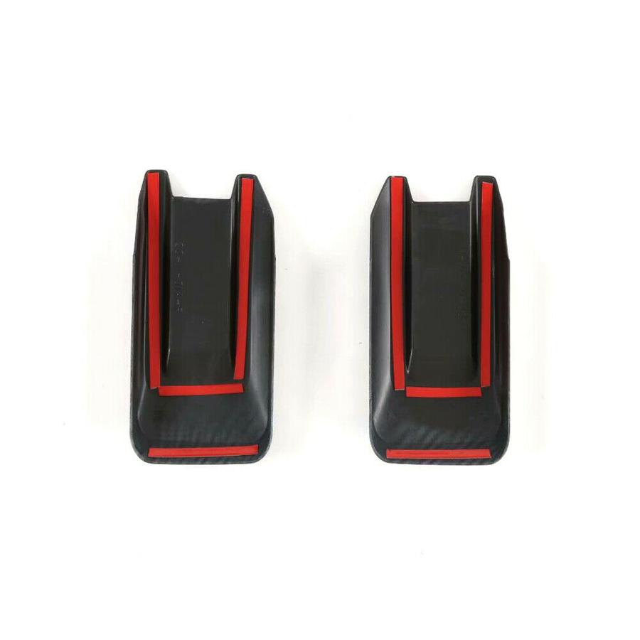 Carbon Fiber Look Front Headlight Eyelid Molding Trim For 15-19 Ford F-150 F150