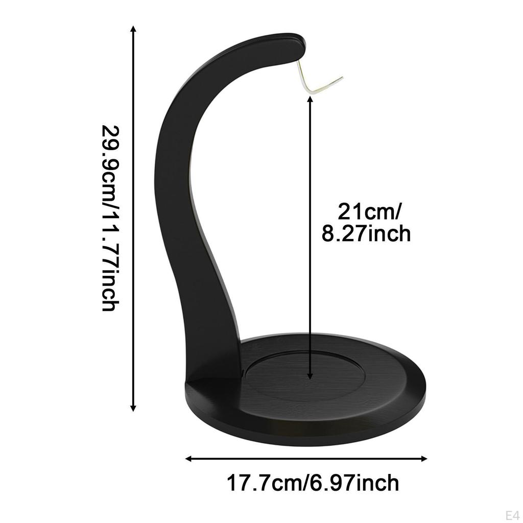 Banana Holder Stand Multifunction Portable Hook for Home Wood Color