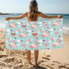 Flamingo Print Handdoek Sport Sneldrogend Superabsorberend Kampeerhanddoek Zacht Lichtgewicht Sportschool Zwemmen Yoga Strandhanddoek